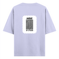 Oversized Standard T-Shirt | Unisex Oversized Fit | 180 GSM 100% Super Combed Cotton | DTF Print | Soft & Durable | Personalized | DTF | Bold | Design | Identity | Everyday | Assertive | Unorthodox By Design - back - Lavender - mockup 2