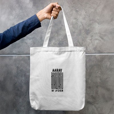 Tote Bag Zipper | Unisex | 100% Cotton Canvas | Printing, Embroidery | Zipper Closure, Long Handle | Everyday Carry | Personalized | DTG | Embroidery | Bold | Design | Identity | Everyday | Assertive | Unorthodox By Design - front - mockup 1