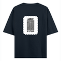 Oversized Classic T-Shirt | Unisex Fit | 100% Super-Combed Cotton | Pre-Shrunk, Double-Stitched | Adults | Personalized | DTF | Bold | Design | Identity | Everyday | Assertive | Unorthodox By Design - back - Navy Blue - mockup 2
