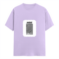 Female Classic Crew T-Shirt | Women's Regular Fit | 180 GSM Bio-Washed Cotton | Double Stitched, Pre-Shrunk | Personalized | DTG | Bold | Design | Identity | Everyday | Assertive | Unorthodox By Design - front - Lavender - mockup 1