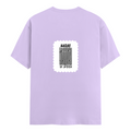 Female Classic Crew T-Shirt | Women's Regular Fit | 180 GSM Bio-Washed Cotton | Double Stitched, Pre-Shrunk | Personalized | DTG | Bold | Design | Identity | Everyday | Assertive | Unorthodox By Design - back - Lavender - mockup 2