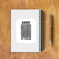 NotePad | A5 Size | Digital Print | 120 Pages | Unisex | Personalized | Bold | Design | Identity | Everyday | Assertive | Unorthodox By Design - back - White - mockup 2