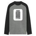 Male Raglan T-Shirt | Men's Regular Fit | 180 GSM Bio-Washed Cotton Blend | DTG Printed | Durable & Pre-Shrunk | Personalized | DTG | Bold | Design | Identity | Everyday | Assertive | Unorthodox By Design - front - mockup 1