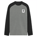Male Raglan T-Shirt | Men's Regular Fit | 180 GSM Bio-Washed Cotton Blend | DTG Printed | Durable & Pre-Shrunk | Personalized | DTG | Bold | Design | Identity | Everyday | Assertive | Unorthodox By Design - right pocket - mockup 4