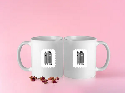 Color Coffee Mug | 11 oz | Ceramic Sublimation | Fade-Proof Print, Inner & Handle Color | Unisex | Personalized | Bold | Design | Identity | Everyday | Assertive | Unorthodox By Design - front - White - mockup 1