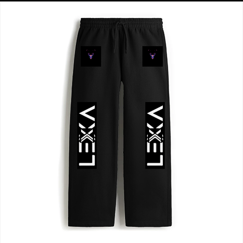 Personalized Geometric Unisex Sweatpants Printing with Custom Name