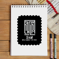 Sketchbook | A5 Spiral Bound | Digital Print Cover | 140 GSM Paper | Unisex | Personalized | Minimalist | Self-determination | Everyday | Assertive | I’ll Handle The Rest - front - White - mockup 1