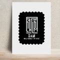Metal Posters | 8x11.7 & 11.7x15.7 in | 1mm Thick Metal | Magnetic Mount, Waterproof, Glossy Finish | Unisex Home Decor | Personalized | Minimalist | Self-determination | Everyday | Assertive | I’ll Handle The Rest - front - White - mockup 1