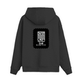 Oversized Hoodie | Unisex Relaxed Fit | 400 GSM Cotton Blend | DTG Printed | Drop Shoulder, Pre-Shrunk | Adults | Personalized | DTG | Minimalist | Self-determination | Everyday | Assertive | I’ll Handle The Rest - back - Black - mockup 2