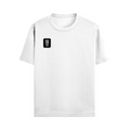 Male Standard Crew T-Shirt | Regular Fit | 100% Cotton (180 GSM) | DTG Print | Durable & Comfortable | Adult | Personalized | DTG | Minimalist | Self-determination | Everyday | Assertive | I’ll Handle The Rest - left pocket - White - mockup 5