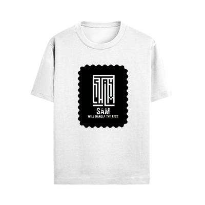 Male Standard Crew T-Shirt | Regular Fit | 100% Cotton DTF Print | Soft, Durable | Men | Personalized | DTF | Minimalist | Self-determination | Everyday | Assertive | I’ll Handle The Rest - front - White - mockup 1