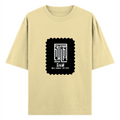 Oversized Standard T-Shirt | Unisex Oversized Fit | 180 GSM 100% Super Combed Cotton | DTF Print | Soft & Durable | Personalized | DTF | Minimalist | Self-determination | Everyday | Assertive | I’ll Handle The Rest - front - Beige - mockup 1