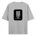 Oversized Standard T-Shirt | Unisex Oversized Fit | 180 GSM 100% Super Combed Cotton | DTF Print | Soft & Durable | Personalized | DTF | Minimalist | Self-determination | Everyday | Assertive | I’ll Handle The Rest - back - Grey Melange - mockup 2