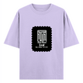 Oversized Classic T-Shirt | Unisex Oversized Fit | 100% Super-Combed Cotton | Pre-Shrunk & Ribbed Neck | Adults | Personalized | DTG | Minimalist | Self-determination | Everyday | Assertive | I’ll Handle The Rest - front - Lavender - mockup 1