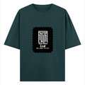 Oversized Classic T-Shirt | Unisex Oversized Fit | 100% Super-Combed Cotton | Pre-Shrunk & Ribbed Neck | Adults | Personalized | DTG | Minimalist | Self-determination | Everyday | Assertive | I’ll Handle The Rest - front - Petrol Blue - mockup 1