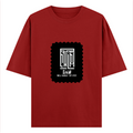Oversized Classic T-Shirt | Unisex Oversized Fit | 100% Super-Combed Cotton | Pre-Shrunk & Ribbed Neck | Adults | Personalized | DTG | Minimalist | Self-determination | Everyday | Assertive | I’ll Handle The Rest - front - Red - mockup 1