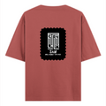 Oversized Classic T-Shirt | Unisex Oversized Fit | 100% Super-Combed Cotton | Pre-Shrunk & Ribbed Neck | Adults | Personalized | DTG | Minimalist | Self-determination | Everyday | Assertive | I’ll Handle The Rest - back - Coral - mockup 2