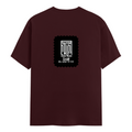 Classic Crew T-Shirt | Men's Regular Fit | 180 GSM Bio-Washed Cotton | DTG Print Ready | Double-Stitched & Ribbed Neck | Personalized | DTG | Minimalist | Self-determination | Everyday | Assertive | I’ll Handle The Rest - back - Maroon - mockup 2