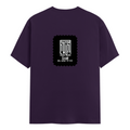 Classic Crew T-Shirt | Men's Regular Fit | 180 GSM Bio-Washed Cotton | DTG Print Ready | Double-Stitched & Ribbed Neck | Personalized | DTG | Minimalist | Self-determination | Everyday | Assertive | I’ll Handle The Rest - back - Purple - mockup 2