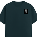 Classic Crew T-Shirt | Men's Regular Fit | 180 GSM Bio-Washed Cotton | DTG Print Ready | Double-Stitched & Ribbed Neck | Personalized | DTG | Minimalist | Self-determination | Everyday | Assertive | I’ll Handle The Rest - left pocket - Petrol Blue - mockup 3