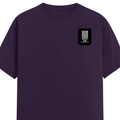 Classic Crew T-Shirt | Men's Regular Fit | 180 GSM Bio-Washed Cotton | DTG Print Ready | Double-Stitched & Ribbed Neck | Personalized | DTG | Minimalist | Self-determination | Everyday | Assertive | I’ll Handle The Rest - left pocket - Purple - mockup 3