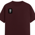 Classic Crew T-Shirt | Men's Regular Fit | 180 GSM Bio-Washed Cotton | DTG Print Ready | Double-Stitched & Ribbed Neck | Personalized | DTG | Minimalist | Self-determination | Everyday | Assertive | I’ll Handle The Rest - right pocket - Maroon - mockup 4