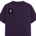 Classic Crew T-Shirt | Men's Regular Fit | 180 GSM Bio-Washed Cotton | DTG Print Ready | Double-Stitched & Ribbed Neck | Personalized | DTG | Minimalist | Self-determination | Everyday | Assertive | I’ll Handle The Rest - right pocket - Purple - mockup 4