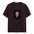 Female Classic Crew T-Shirt | Women's Regular Fit | 180 GSM Bio-Washed Cotton | Double Stitched, Pre-Shrunk | Personalized | DTG | Minimalist | Self-determination | Everyday | Assertive | I’ll Handle The Rest - back - Coffee Brown - mockup 2