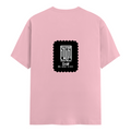 Female Classic Crew T-Shirt | Women's Regular Fit | 180 GSM Bio-Washed Cotton | Double Stitched, Pre-Shrunk | Personalized | DTG | Minimalist | Self-determination | Everyday | Assertive | I’ll Handle The Rest - back - Light Baby Pink - mockup 2