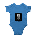 Baby Romper | 0-12 Months Regular Fit | 180 GSM Bio-Washed Cotton Blend | Double Stitched, Pre-Shrunk | Unisex | Personalized | DTF | Minimalist | Self-determination | Everyday | Assertive | I’ll Handle The Rest - back - Orchid Blue - mockup 2
