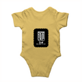 Baby Romper | 0-12 Months Regular Fit | 180 GSM Bio-Washed Cotton Blend | Double Stitched, Pre-Shrunk | Unisex | Personalized | DTF | Minimalist | Self-determination | Everyday | Assertive | I’ll Handle The Rest - back - Yellow - mockup 2