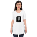Female Maternity Dress | Regular Fit | Bio-Washed Cotton Blend | Double Stitched Seam | Women | Personalized | DTF | Minimalist | Self-determination | Everyday | Assertive | I’ll Handle The Rest - front - White - mockup 1