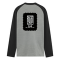 Male Raglan T-Shirt | Men's Regular Fit | 180 GSM Bio-Washed Cotton Blend | DTG Printed | Durable & Pre-Shrunk | Personalized | DTG | Minimalist | Self-determination | Everyday | Assertive | I’ll Handle The Rest - back - mockup 2