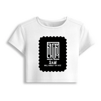 Female Baby Tee | Cropped Fitted | Cotton Spandex Blend | Pre-shrunk Stretch | Women's | Personalized | DTF | Minimalist | Self-determination | Everyday | Assertive | I’ll Handle The Rest