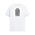 Ringer T-shirt | Unisex | DTG Print | Contrast Trim | Men's, Women's | Personalized | DTG | Typographic | Trust | Secrets | Safe For Your Secrets - back - White Black - mockup 2