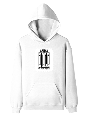 Pullover Hoodie | Unisex Regular Fit | Tri-Layer Cotton Blend | DTG Print Ready | Adults | Personalized | DTG | Typographic | Trust | Secrets | Safe For Your Secrets - front - White - mockup 1