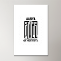 Acrylic Poster | 3mm Glossy Finish | UV Printed | Self-Adhesive Wall Mount | Unisex | Personalized | Typographic | Trust | Secrets | Safe For Your Secrets - front_2 - 16x24Inch - White - mockup 2