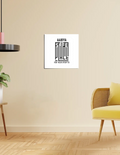 Poster | A4, A3, A5, 12x24 & More | 300 GSM Art Board | Digital Print | Fade-Proof | Adhesive Strips | Unisex | Personalized | Typographic | Trust | Secrets | Safe For Your Secrets - front_14x14In - 14x14In - mockup 7