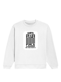 Oversized Sweatshirt | Roomy Relaxed Fit | 400 GSM Cotton Blend | Pre-Shrunk Drop Shoulder | Unisex Adult | Personalized | DTG | Typographic | Trust | Secrets | Safe For Your Secrets
