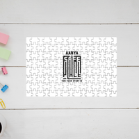 Jigsaw Puzzle | 120 Pieces A4 Size | Recycled Paper Semi-Gloss Finish | Engaging Entertainment Brain Booster | Unisex All Ages | Personalized | Typographic | Trust | Secrets | Safe For Your Secrets