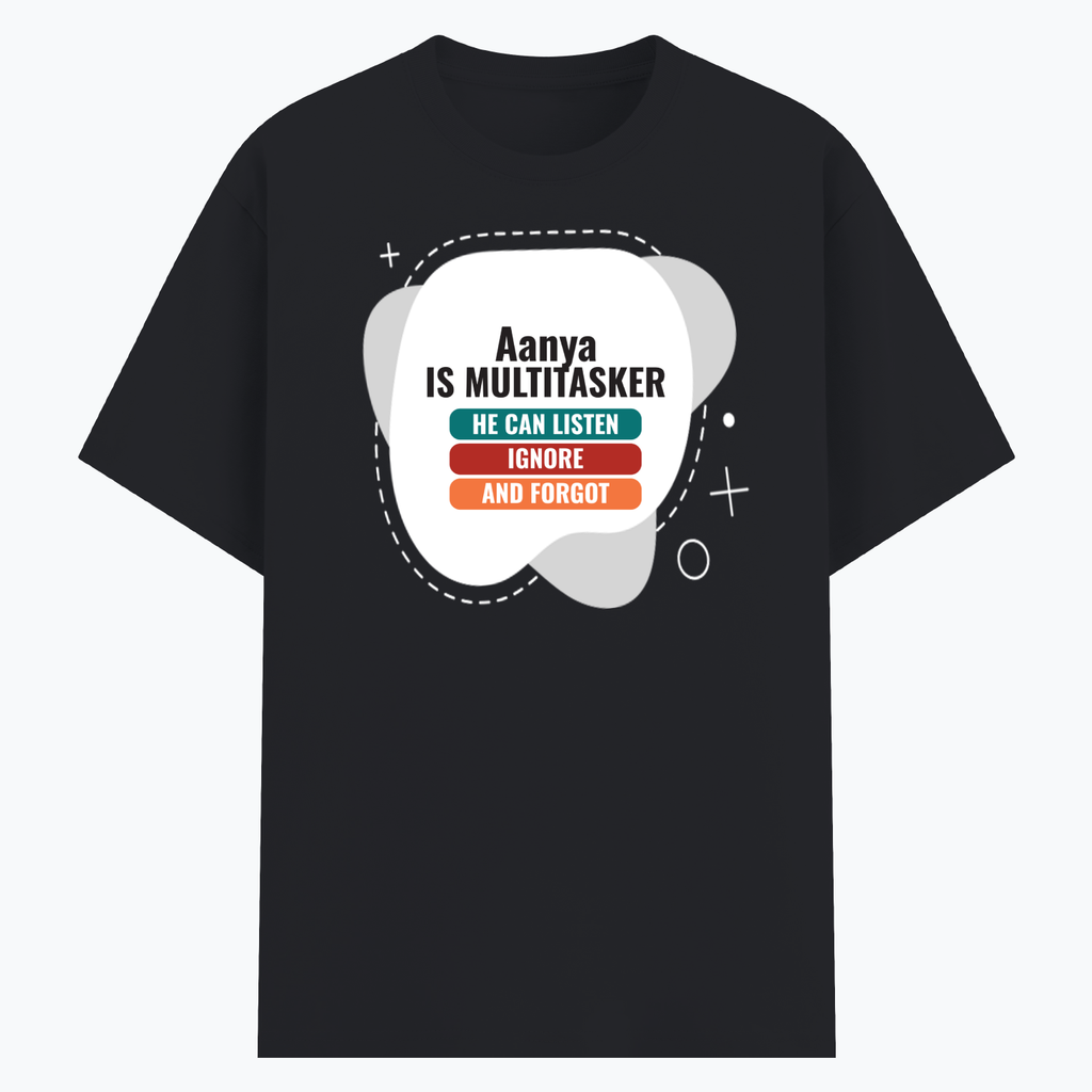Personalized Minimalist T-Shirt with Custom Name