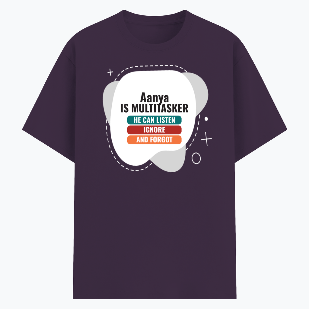 Personalized Minimalist T-Shirt with Custom Name