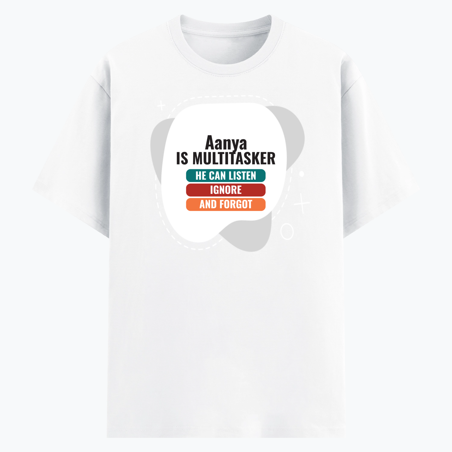 Personalized Minimalist T-Shirt with Custom Name