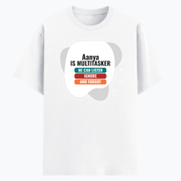 Personalized Minimalist T-Shirt with Custom Name