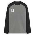 Male Raglan T-Shirt | Men's Regular Fit | 180 GSM Bio-Washed Cotton Blend | DTG Printed | Durable & Pre-Shrunk | Personalized | DTG | Typographic | Trust | Secrets | Safe For Your Secrets - left pocket - mockup 3