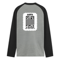 Male Raglan T-Shirt | Regular Fit Men's | 180 GSM Bio-Washed Cotton | DTF Print | Double Stitched Seams | Personalized | DTF | Typographic | Trust | Secrets | Safe For Your Secrets - back - mockup 2