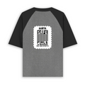 Unisex Oversized Raglan (Dtg) | Personalized | DTG | Typographic | Trust | Secrets | Safe For Your Secrets - back - mockup 2