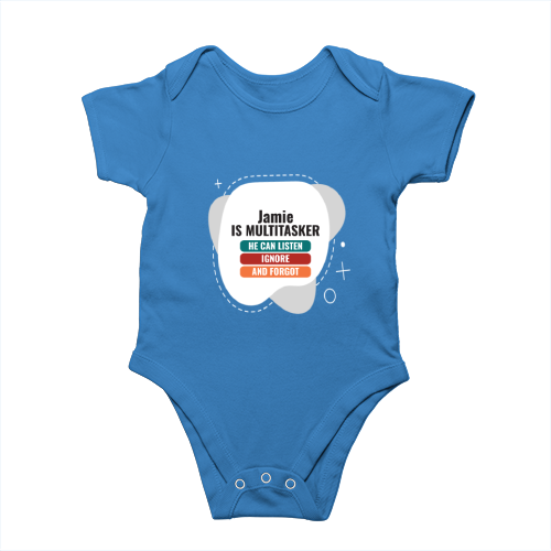 Personalized Minimalist Rompers Printing with Custom Name