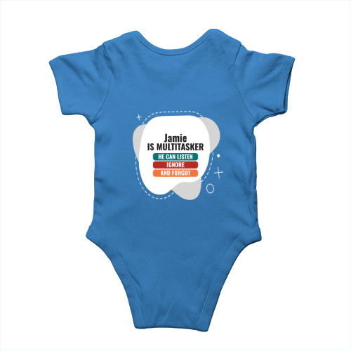 Personalized Minimalist Rompers Printing with Custom Name