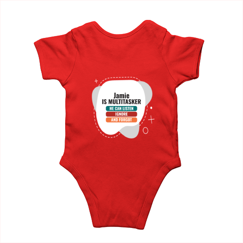 Personalized Minimalist Rompers Printing with Custom Name